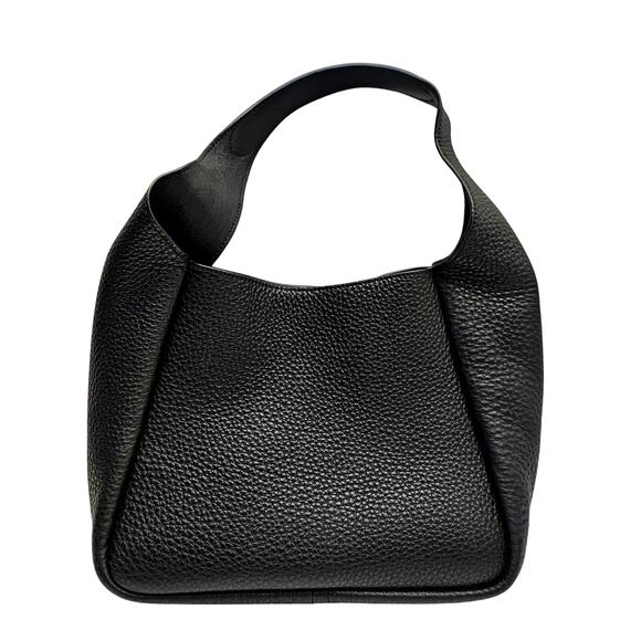 Prada Vitello Daino Small Soft Dynamique Hobo Black - Picture 2 of 9